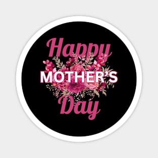 Happy Mother's Day Pink Bouquet Magnet